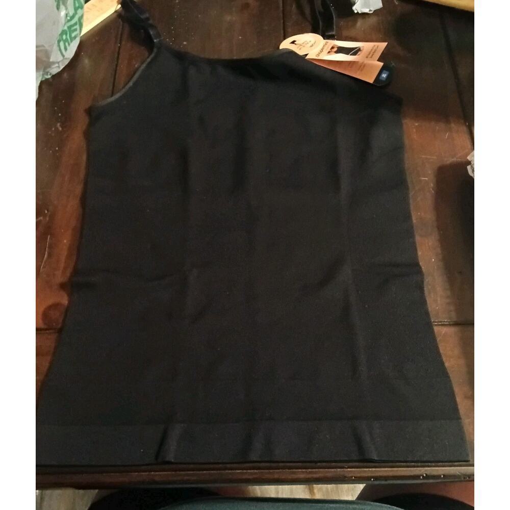 NWT! Shapermint Essentials XL Women All Day Every Day Scoop Neck Cami Black